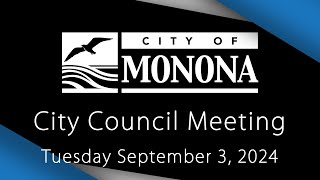City Council Meeting - Tuesday September 3, 2024