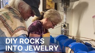 Turning rocks into jewelry