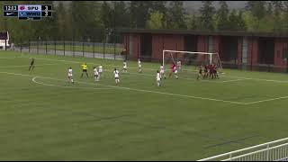 SPU WOMEN'S SOCCER: Mariah Alexander goal (Apr. 24, 2021)