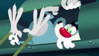 Oggy and the Cockroaches - Panic in the air (S07E14) BEST CARTOON COLLECTION | New Episodes in HD