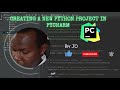 Create New Project in PyCharm