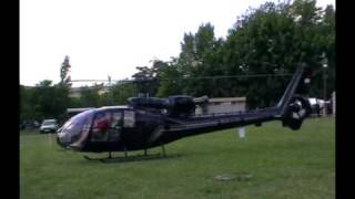 Aerospatiale / Soko SA 341 Gazelle HA-LFI helicopter engine start/takeoff