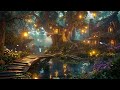 Tranquility Fairy Village in Deep Forest | Magical Flute Music & Peace Nature for Healing, Relaxing