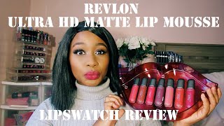 REVLON ULTRA HD HYPER MATTE LIP MOUSSE | Lipswatches