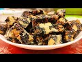 如何做黑芝麻核桃糕（how to make black sesame and walnut cake 过年糖果系列（1）自制黑芝麻核桃糕，养生美味小零食、香甜而不腻、健康营养、健脑益智、护肤养颜。