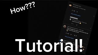How to make an invisible comment!