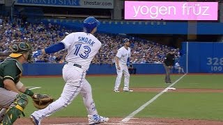 OAK@TOR: Blue Jays bust game open with seven-run 2nd