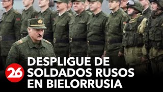 Bielorrusia desplegará soldados rusos en su frontera con Ucrania