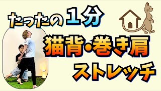 【たった1分】猫背・巻き肩改善のストレッチ習慣！今、一番会いたいセラピストShojiさんが提唱！