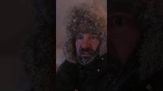 Freezing in ice fog tent