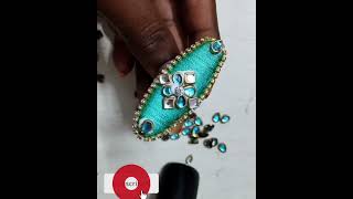 ఇంట్లోనే ఈజీ గా తయారు చేసుకునే సారీ పిన్ #howtomakekundanjewelleryathome #subscribe