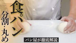 【パン作りの基本】食パン分割・丸め・成型をパン屋が徹底解説！！