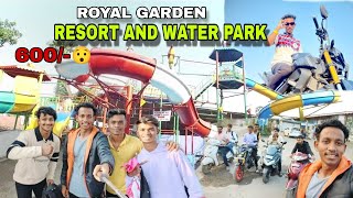 Royal garden resort and water park || Full tour and mangesh pashte vlog_💫 ||