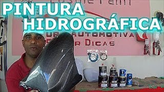 Como fazer Pintura Hidrográfica - Water Transfer Printing WTP - Pintura Automotiva