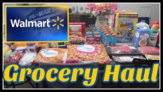 Walmart Grocery Haul & Meal Plan For my Family of 6