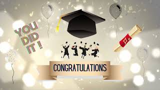 Graduation Celebrations π| Graduation Background |Graduation Backdrop Video π©βπππ¨βπ| NO MID-ROLL ADS
