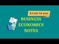 BUSINESS ECONOMICS/SYLLABUS+NOTES MATERIAL/ANAMALAI UNIVERSITY/GUIDE/FULL UNIT NOTES/IN TAMIL/pdf