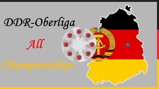 Все чемпионаты ГДР 🥇 DDR-Oberliga All East German Football Championships.