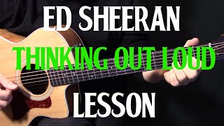 how to play "Thinking Out Loud" on acoustic guitar by Ed Sheeran live version acoustic guitar lesson