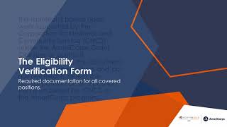 Eligibility Verification Form
