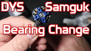 DYS Samguk Bearing Replace | Shu Wei Wu | Brushless Ball Bearing