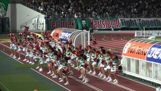 20130720 アビスパ福岡VS FC岐阜　ハーフタイム　チア（グリーンエンジェルズ）