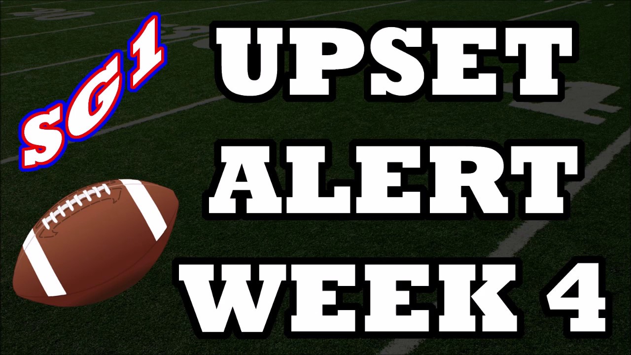 College Football - Upset Alert Week 4 + All The Upsets From Week 3 ...