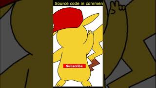 Draw Pikachu with Python Turtle || Fun with python || Python Project || #shorts #python