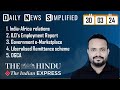 The Hindu & The Indian Express Analysis | 30 March, 2024 | Daily Current Affairs | DNS | UPSC CSE