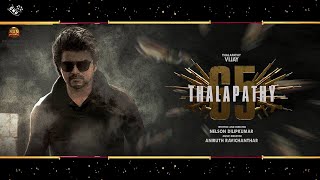Thalapathy 65 Title Theme Track – Vijay Mass Getup Poster | Vijay Birthday Announcement | Nelson