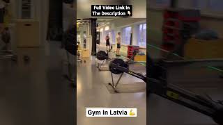Gym In Latvia 💪🏻 #shorts #youtubeshorts  #riga #latvia