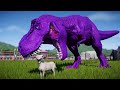 DINOSAURS BATTLEGROUND 1 HOUR T REX VS SPINOSAURUS INDOMINUS REX INDORAPTOR - Jurassic World