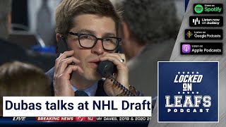 Kyle Dubas discusses Toronto Maple Leafs draft strategy, Rasmus Sandin offer sheet, Petr Mrazek