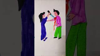 एक नकली दोस्त जैसा वह भाग-3 वायरल 💔#shortvideo #sadstory #artdrawing