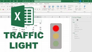 How to make a traffic light chart in excel