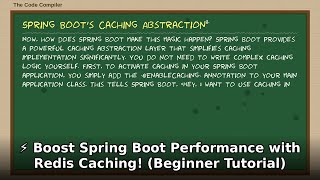 ⚡️ Master Spring Boot Performance: Redis Caching for Java Devs! (Beginner Tutorial)