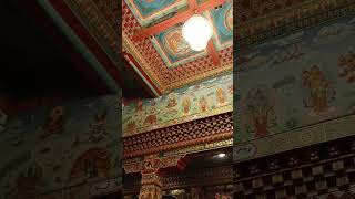 The Most Beautiful Temple Ceiling ever seen || Amitabha Foundation Retreat Center Kathmandu Nepal