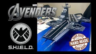 Marvel Avengers Toys | SHIELD Helicarrier HAND CRAFT | TimeLapse