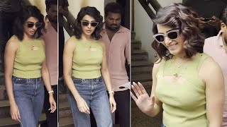 Actress Samantha Spotted Post Shoot In Bandra at Mumbai | Samantha Latest Video | Filmy Rulz