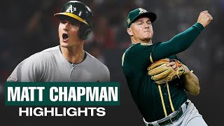 Matt Chapman - Top Highlights from 2018 + 2019 (Athletics 3B is a beast in field and at plate!)