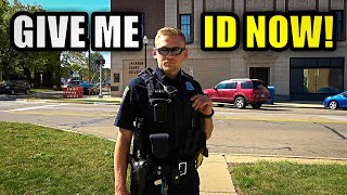 Tyrant Cops Get Owned!! I.D. Refusal - First Amendment Audit FAIL