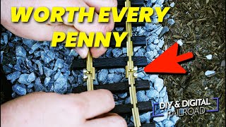 This made my Garden Railroad track so much better! PART 2