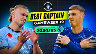 GW19 BEST CAPTAIN | Time to Go Against Salah?! | FPL 2024/25