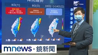 東台灣溼答答！　雙十連假先雨後乾、早晚溫差大｜#鏡新聞