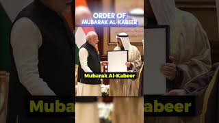 PM Modi got Kuwait’s Highest National Award!!!! #pmmodi #kuwait