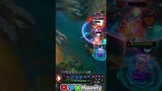 Insane Katarina 1v5! #shorts