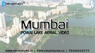 Mumbai Drone Video || Powai Lake Aerial View Video || Mumbai Route video