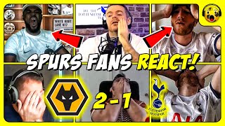 Tottenham Fans MELTDOWN Reactions! | Wolves 2-1 Tottenham | Premier League