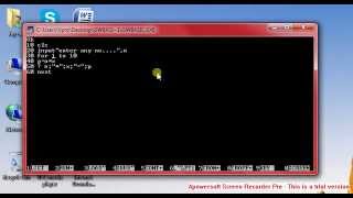 gw basic program for table