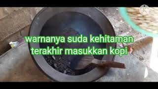 tehnik menggoreng kopi jahe nikmat secara tradisional. WOW